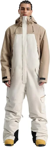 Vista 7 de GSOU SNOW Ski Suit Men Snowsuit One Piece Ski Outfits Jumpsuit Jackets Beige