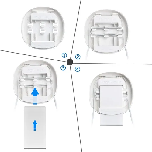 Vista 3 de Soporte de pared para sistema WiFi de malla Deco S4, S7, M4, P9, W2400 (paquete de 2)