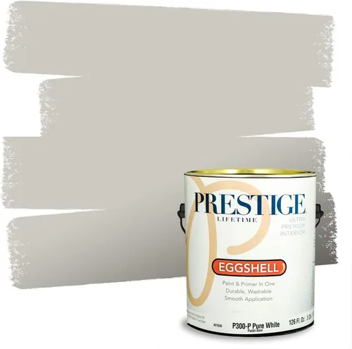 Vista 60 de PRESTIGE Pinturas Pintura Exterior e Imprimación en Uno, 1 Galón, Mate, Combinación Comparable de Sherwin Williams* Black Magic* SW6991-PCM
