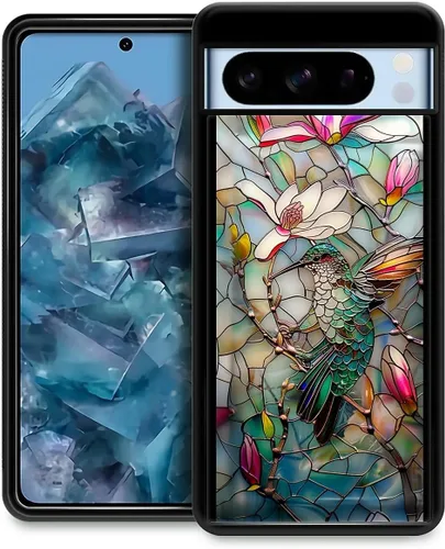 Vista 317 de Compatible con Google Pixel 4A 5G Mobile Case Creative Acrylic Panel trasero Silicona Protección Grip especialmente diseñado para Google Pixel 4A 5G