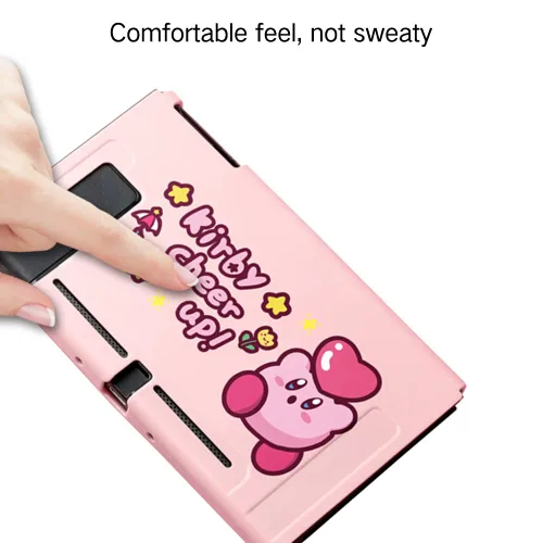 Vista 3 de PERFECTSIGHT Cute Protective Case for Nintendo Switch Kawaii Soft TPU Slim Cover Cartoon Hard Shell Dockable Case for NS Console and Joy-Con
