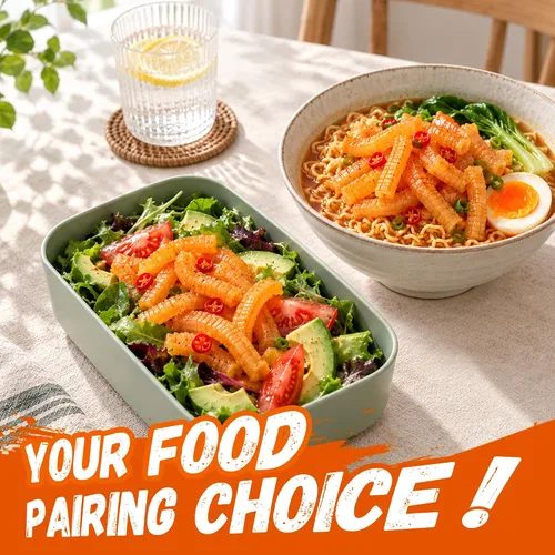 Vista 7 de WEILOONG Moishine Szechwan Taste Konjac Snack, tamaño compartido, alrededor