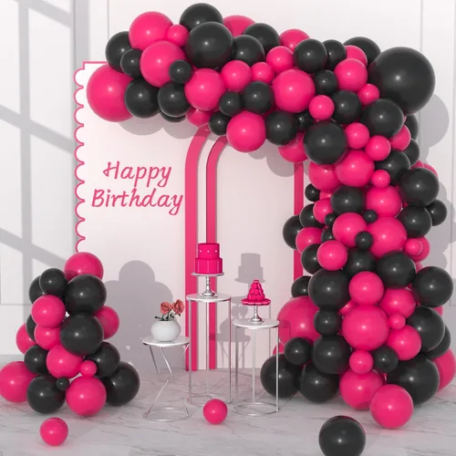 Vista 11 de Kit de arco de guirnalda de globos negros y azules, 122 globos azul real y negro para niños y hombres, cumpleaños, boda, videojuegos, aniversario