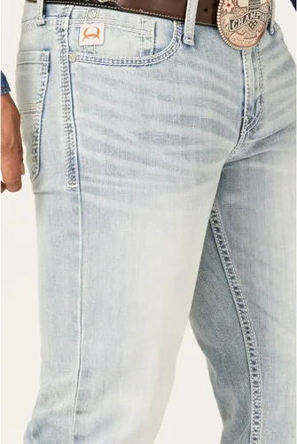 Vista 2 de Cinch Men's Ian Light Stonewash Performance Stretch Slim Bootcut Jeans - Mb54536001