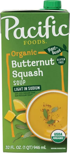 Vista 10 de Pacific Foods Sopa Orgánica de Calabaza Butternut, Cartón de 32 oz (Paquete de 12)