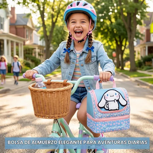 Vista 7 de Get Trend Cinnamoroll Girls 3D Insulated Lunch Bag for School, Picnic Multi Cinnamoroll