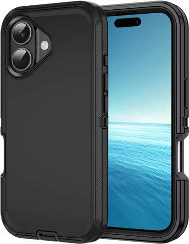 Vista 33 de Funda para iPhone 11, a prueba de golpes, caídas y polvo, protección de cuerpo completo de 3 capas, cubierta dura de alto impacto de alta Negro