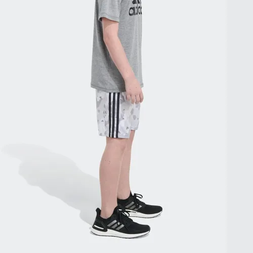Vista 4 de adidas Pantalones cortos de camuflaje con cintura elástica Aeroready para niños