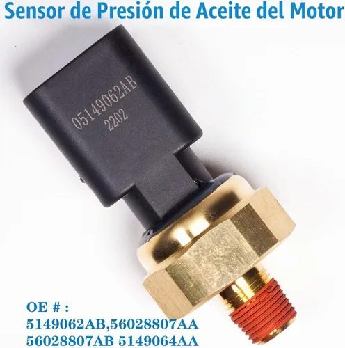 Vista 3 de 5149062AB para Dodge Ram 1500 2500 3500 Sensor de Presión de Aceite de Transmisión del Motor Wrangler Aspen Cherokee Commander Liberty VW Unidad