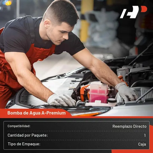 Vista 2 de Bomba de agua de motor A-Premium compatible con Chevrolet Epica