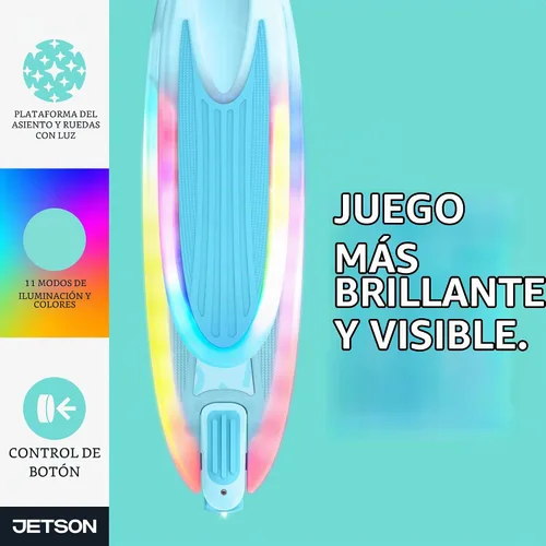 Vista 5 de Jetson Scooters - Jupiter Mini Kick Scooter, Foldable, Lightweight, Portable Aria Azul