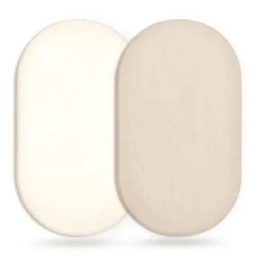 Vista 18 de GRSSDER Juego de 2 sábanas elásticas ultra suaves para cuna, ajuste universal para cuna de bebé, colchón rectangular ovalado, flores y frutas