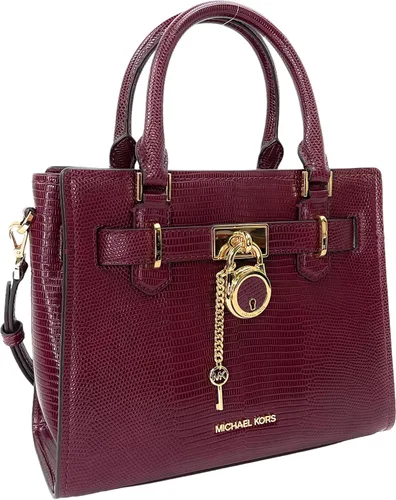 Vista 3 de Michael Kors Hamilton Small Leather Satchel Crossbody Bag