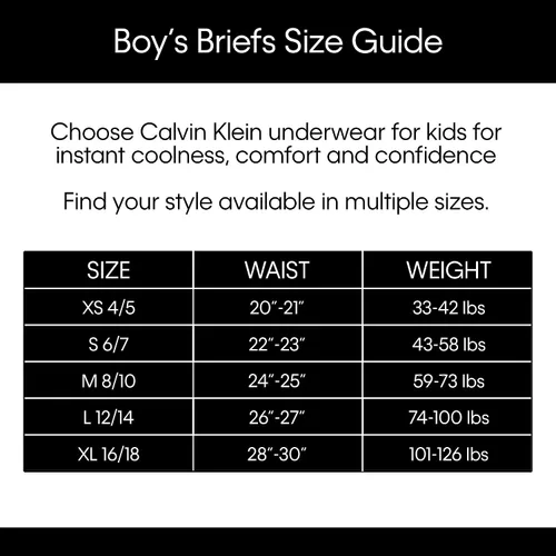 Vista 7 de Calvin Klein Paquete de 3 calzoncillos de algodón surtidos para niños pequeños modernos