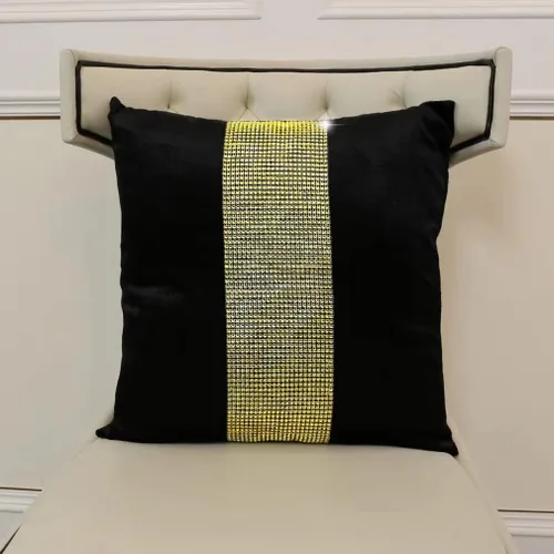 Vista 19 de Juego de 2 manteles individuales de Navidad, manteles individuales para mesa de comedor, lentejuelas doradas, diamantes de imitación, color negro