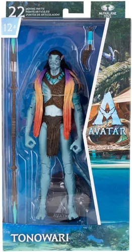 Vista 8 de McFarlane Toys Avatar: El camino del agua - Tonowari Avatar - Figura de acción de 7 pulgadas - Tonowari