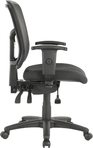 Vista 4 de Lorell, LLR86201, silla de gestión de respaldo medio de la serie ErgoMesh