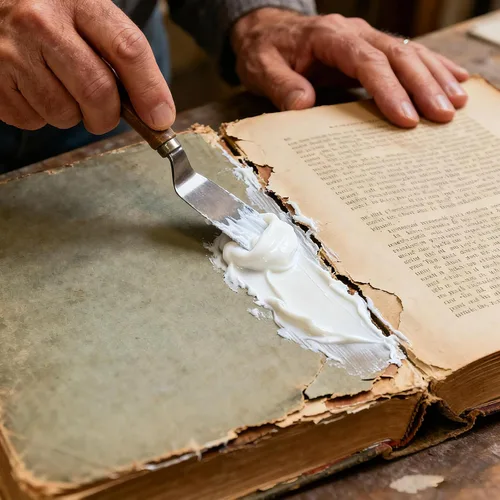 Vista 7 de PVA Glue - Pegamento para libros de pH neutro, 8.8 onzas, paquete
