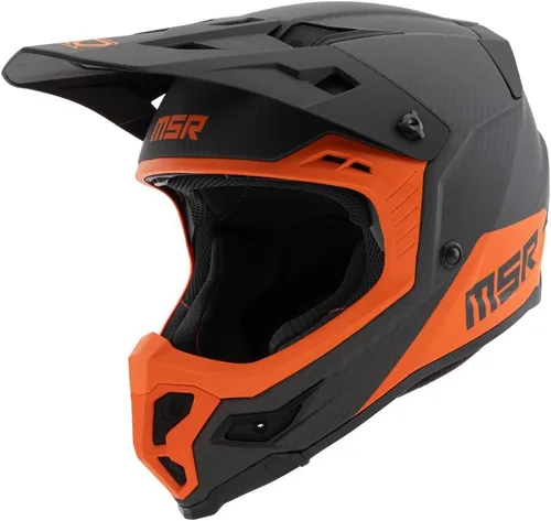 Vista 12 de MSR Casco de motocross hexagonal de carbono, motocross con MIPS
