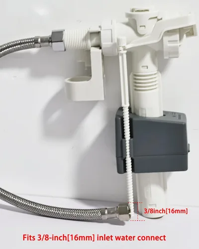 Vista 2 de Kit de válvula de entrada lateral Silenciosa Válvulas de llenado de inodoro Conjunto de reemplazo de piezas RP71168 Compatible con inodoros Delta