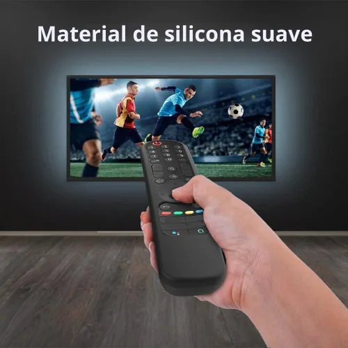 Vista 6 de USTIYA Funda de silicona para LG TV Magic MR24GC/MR23/MR22/MR21 2023 2022 2021, funda protectora de silicona (negro)