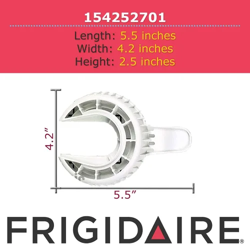 Vista 3 de Frigidaire 154252701 - Filtro de drenaje para lavavajillas, color blanco