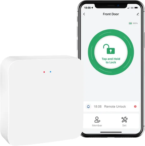 Vista 8 de Yamiry Puerta de enlace Wi-Fi para bloqueo inteligente, compatible