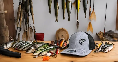 Vista 33 de Sombreros de pez lubino para hombres y mujeres, regalos de pesca con mosca, gorra de béisbol para papá