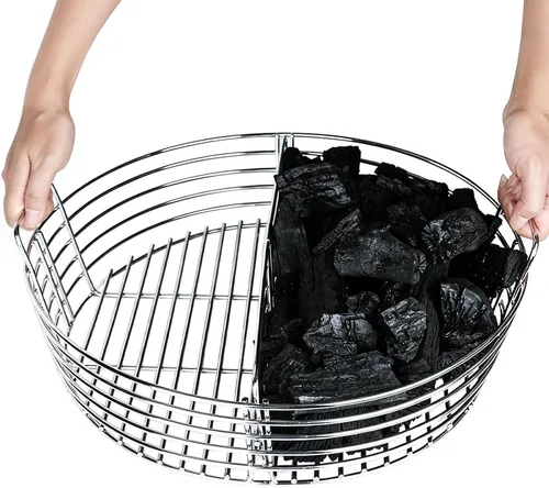 Vista 7 de Los accesorios para huevo verde grande, cesta de carbón de ceniza