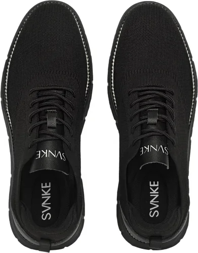 Vista 2 de Zapatos de vestir de malla para hombre, zapatos casuales de negocios, con cordones, zapatos Oxford ligeros, transpirables, cómodos, suela gruesa