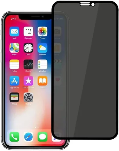 Vista 4 de Paquete de 2 protectores de pantalla de privacidad compatibles con iPhone 13 Pro Max / 14 Plus
