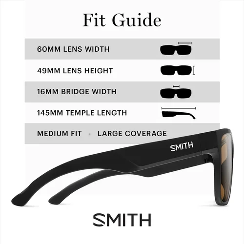 Vista 4 de Smith Lowdown XL 2 - Gafas de sol con lentes Chromapop - Gafas de sol polarizadas - para hombres y mujeres