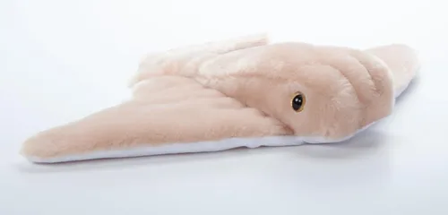 Vista 4 de The Petting Zoo Cownose Ray - Peluche de peluche, regalos para niños, animales marinos Wild Onez, juguete de peluche de rayas de 24 pulgadas