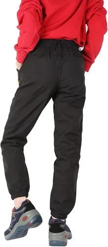 Vista 4 de Jingle Bongala Pantalones de senderismo impermeables con forro polar y cintura elástica para niños y niñas, pantalones de nieve aislados