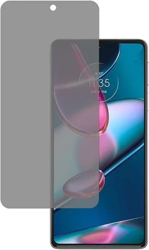 Vista 2 de Paquete de 2 protectores de pantalla de vidrio templado antiespía para Motorola Moto Edge Plus 2022