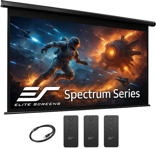 Vista 11 de Elite Screens 84" Spectrum Pantalla de proyector motorizada eléctrica, para cine en casa, juegos, ELECTRIC84H2