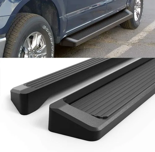 Vista 6 de APS Estribos negros compatibles con Ford F-150 2015-2026 SuperCrew Cab & F-150 Lightning 2022-2026 & F-250 F-350 Super Duty 2017-2026 Crew Cab