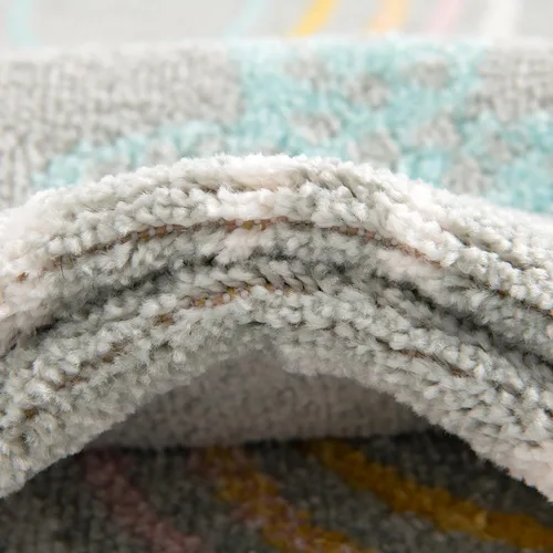 Vista 8 de Unique Loom Whimsy Collection - Alfombra rectangular de 2 pies 2 pulgadas x 2 pies 11 pulgadas, gris/marfil
