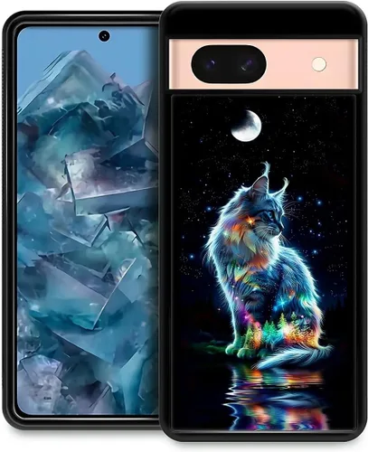 Vista 34 de Compatible con Google Pixel 4A 5G Mobile Case Creative Acrylic Panel trasero Silicona Protección Grip especialmente diseñado para Google Pixel 4A 5G