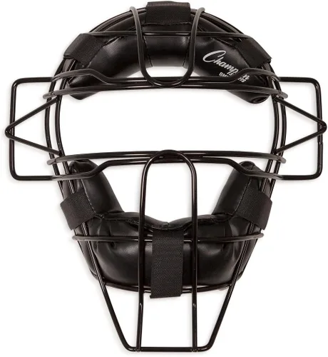 Vista 4 de Champion Sports Máscara facial de Umpire & Catcher, tallas para adultos y jóvenes, protección facial de béisbol profesional, ajustable, cómoda