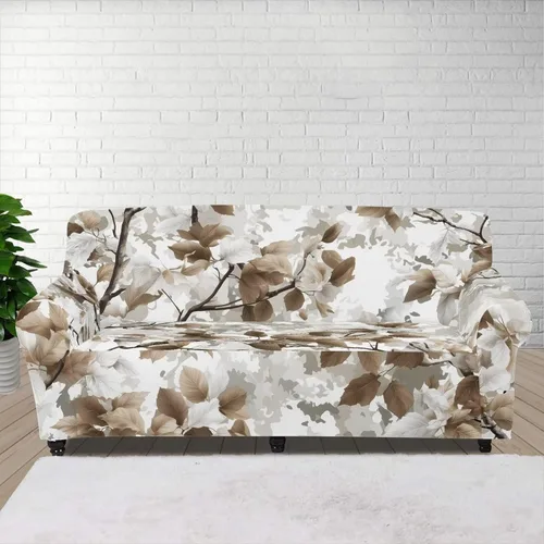 Vista 35 de ZOUTAIRONG Fundas elásticas para sofá con estampado de ramas de camuflaje 3D para sofá, funda para muebles de un solo cojín, decoración del hogar u