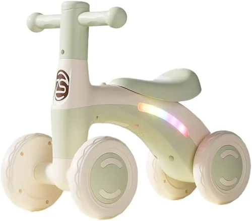 Vista 8 de Balance Bike with 4 Wheels Scratch-Resistant Indoor Outdoor Wiggle car Grey