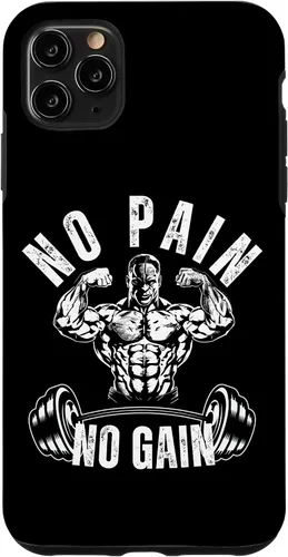 Vista 13 de No Pain No Gain Workout Motivational Case for iPhone 16