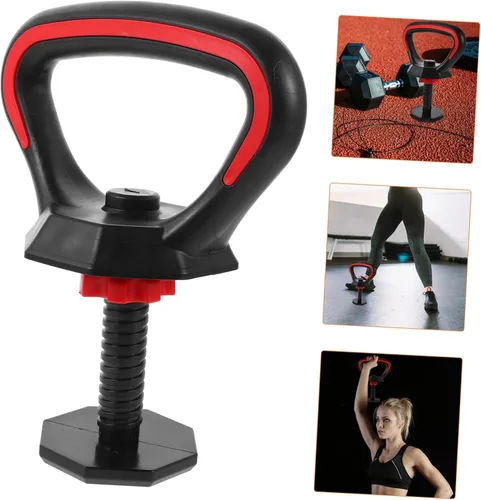 Vista 5 de Milisten Juego de mango de pesas rusas ajustables con recubrimiento de polvo ergonómico para entrenamiento de fuerza y entrenamientos de fitness