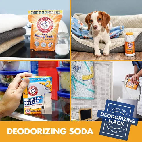 Vista 6 de Arm & Hammer Bicarbonato de sodio puro, 8 onzas, paquete de 2