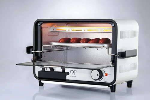 Vista 3 de SPT SO-0972W Horno tostador de encimera de 2 rebanadas de fácil agarre