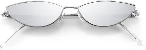 Vista 16 de FEISEDY Gafas de sol de diseñador de moda Retro pequeños pétalos forma arco templo diseño B2298