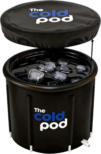 Vista 8 de The Cold Pod Bañera de Baño de Hielo para Atletas con Tapa: Tina de Inmersión en Frío de 88 Galones para Recuperación, Piscina de Inmersión en Baño
