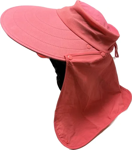 Vista 9 de Mrlahat Visera ancha para pesca al aire libre, gorra de pesca con solapa larga para orejas y cuello, unisex Beige
