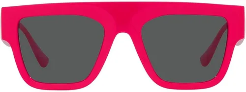 Vista 2 de Versace VE 4430U 536787 Fuxia - Lentes de sol rectangulares de plástico, lente gris
